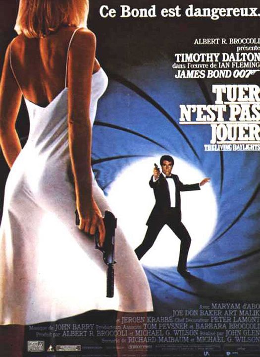 007: Su nombre es peligro : Póster Timothy Dalton