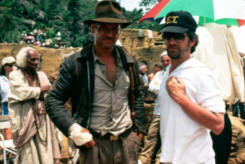 Indiana Jones y el templo de la perdición : Foto Steven Spielberg, Harrison Ford