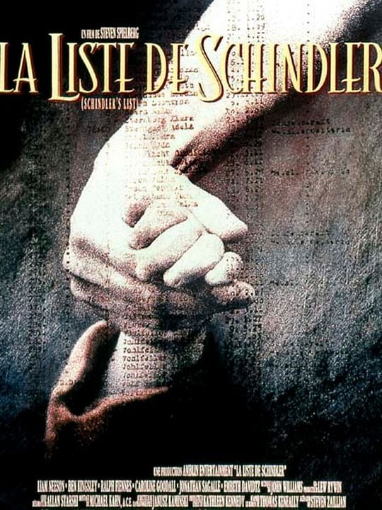 La lista de Schindler : Póster