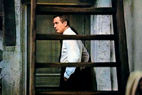 Foto Alfred Hitchcock, Paul Newman