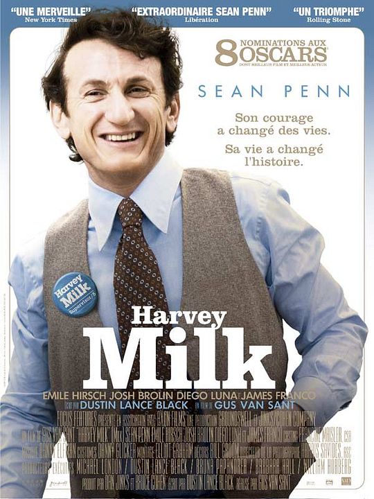 Milk: Un hombre, una revolución, una esperanza : Póster Gus Van Sant