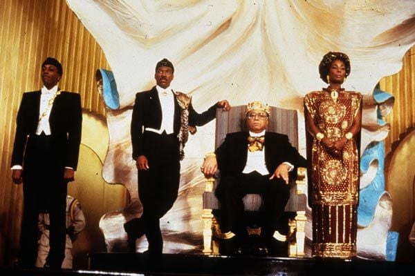 Un príncipe en Nueva York : Foto Arsenio Hall, John Landis, Eddie Murphy, James Earl Jones