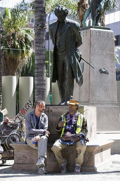 Foto Jamie Foxx, Robert Downey Jr.
