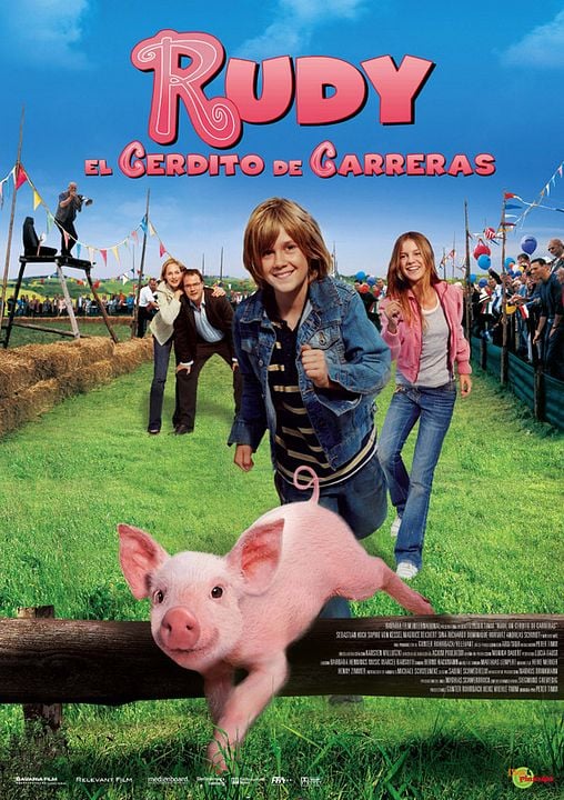 Rudy. El cerdito de carreras : Póster