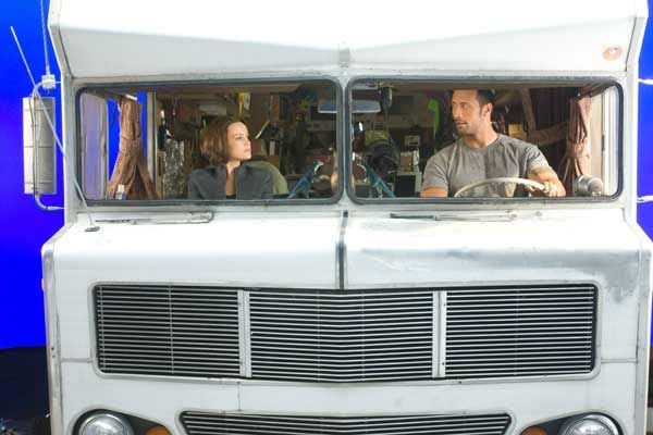 La montaña embrujada : Foto Andy Fickman, Carla Gugino, Dwayne Johnson