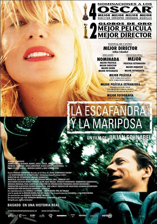 La escafandra y la mariposa : Póster
