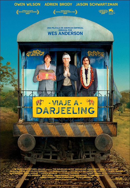 Viaje a Darjeeling : Póster