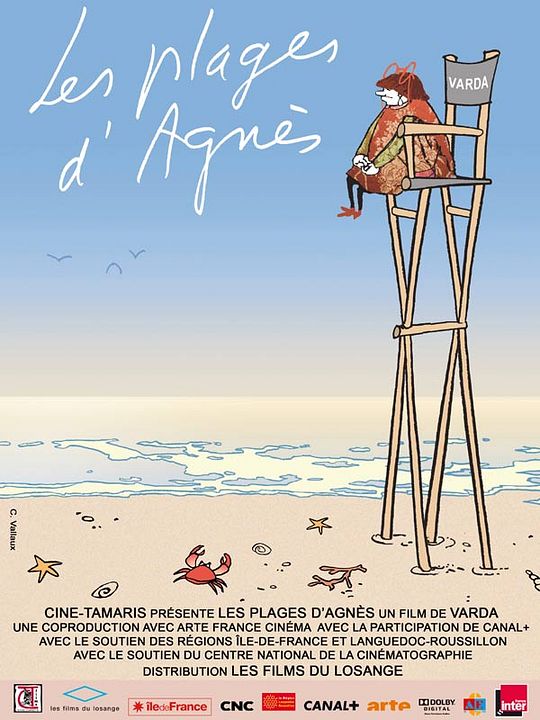 Las playas de Agnès : Póster