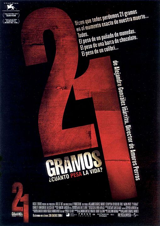 21 gramos : Póster