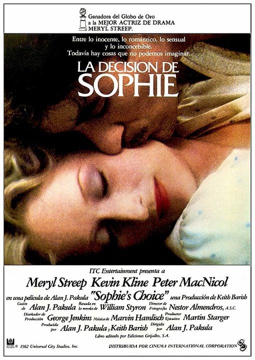 La decisión de Sophie : Póster