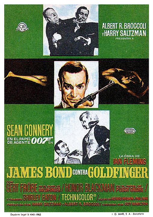 007 contra Goldfinger : Póster
