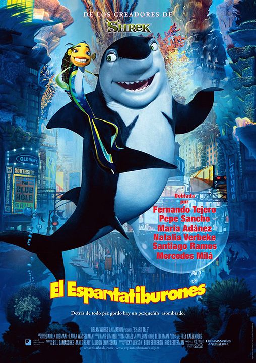 El espantatiburones : Póster