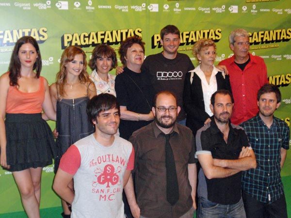 Foto Borja Cobeaga, Julián López, Ernesto Sevilla, Kiti Manver