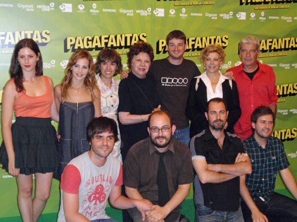 Foto Borja Cobeaga, Julián López, Ernesto Sevilla, Kiti Manver