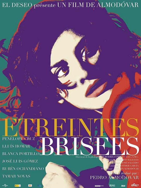 Los abrazos rotos : Póster