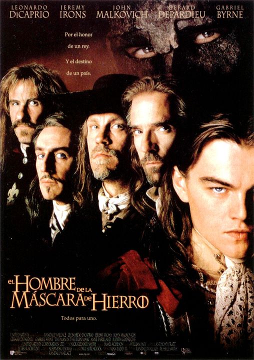 El hombre de la máscara de hierro : Póster