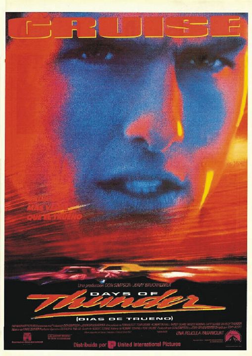 Días de trueno : Póster