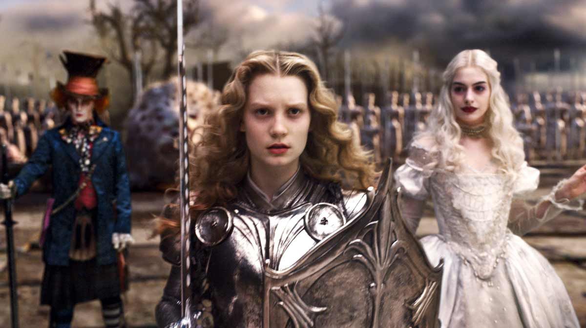 Alicia en el País de las Maravillas : Foto Johnny Depp, Mia Wasikowska, Anne Hathaway