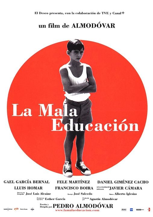 La mala eduación : Póster