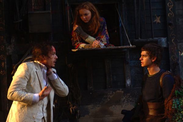 El imaginario del Doctor Parnassus : Foto Andrew Garfield, Heath Ledger