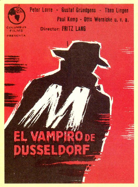 M, el vampiro de Düsseldorf : Póster