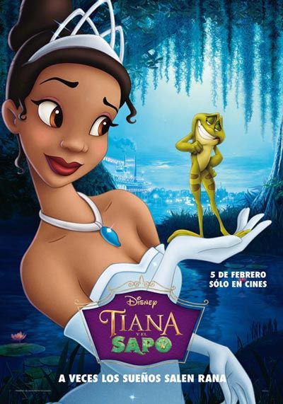 La princesa y el sapo : Póster