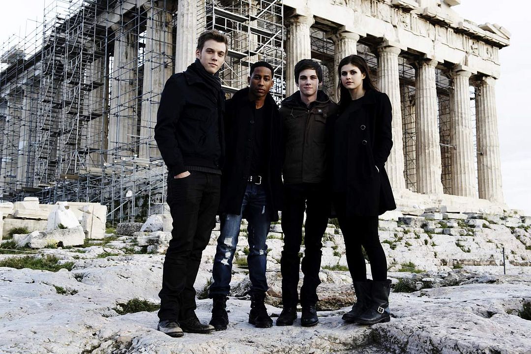 Foto Logan Lerman, Jake Abel, Alexandra Daddario