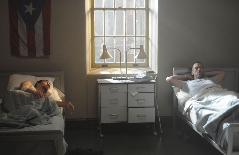 Foto Hugh Laurie, Lin-Manuel Miranda