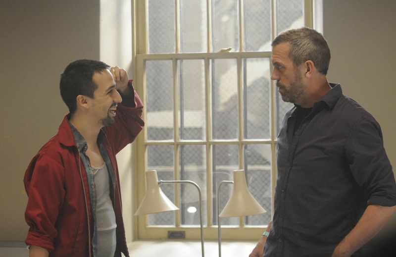 Foto Hugh Laurie, Lin-Manuel Miranda