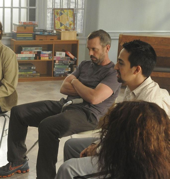 Foto Hugh Laurie, Lin-Manuel Miranda