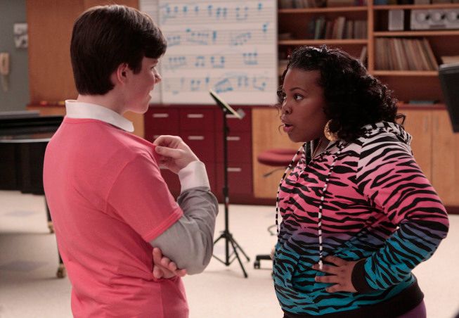Foto Amber Riley, Chris Colfer