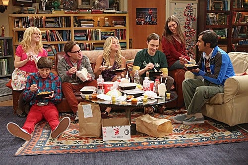 The Big Bang Theory : Foto Mayim Bialik, Kaley Cuoco, Jim Parsons, Kunal Nayyar, Simon Helberg, Johnny Galecki, Melissa Rauch