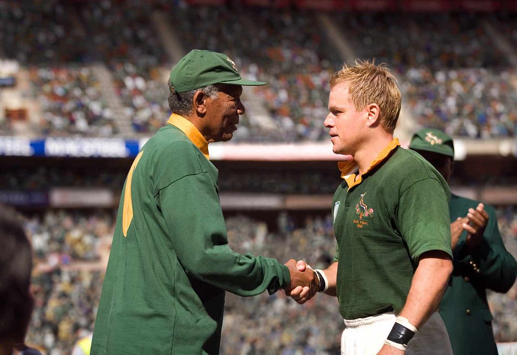 Invictus : Foto Matt Damon, Morgan Freeman