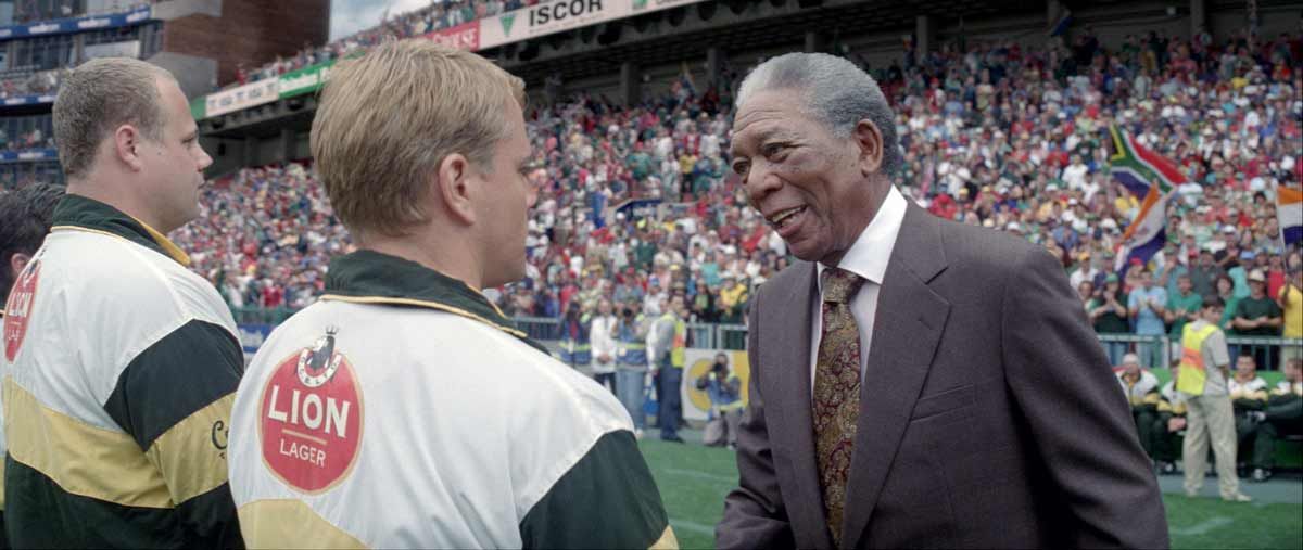 Invictus : Foto Matt Damon, Morgan Freeman