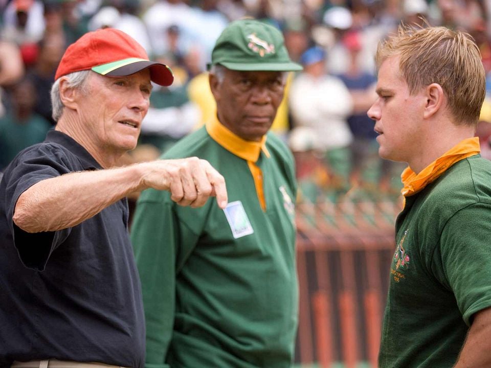 Invictus : Foto Clint Eastwood, Matt Damon, Morgan Freeman