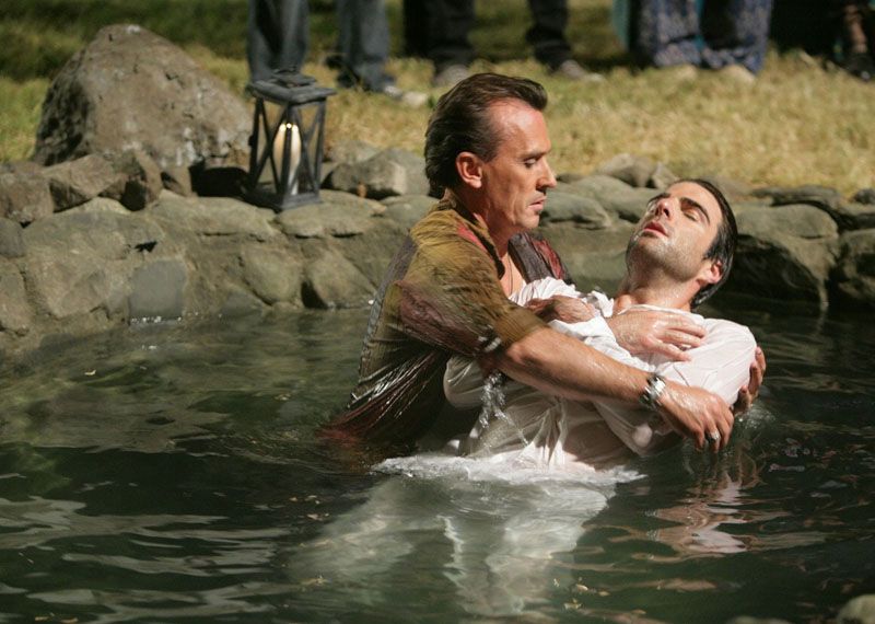 Foto Robert Knepper, Zachary Quinto