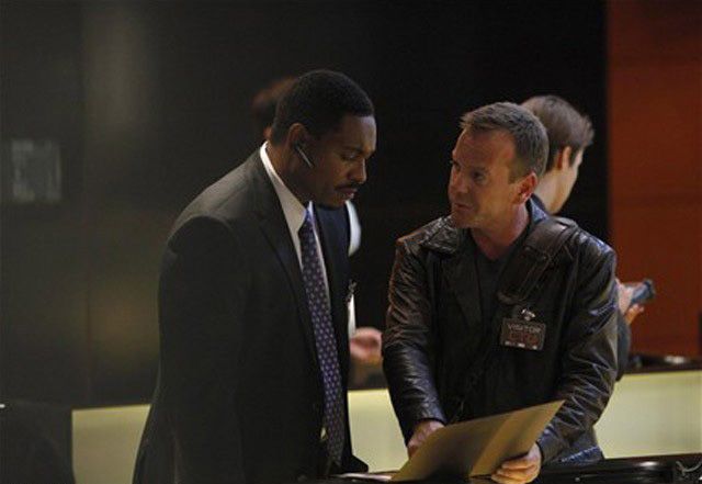 Foto Mykelti Williamson, Kiefer Sutherland
