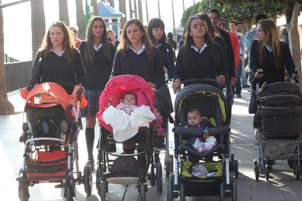 Foto Natalia Rodriguez, Macarena García, Diana Gómez, Vicky Luengo, Georgina Latre