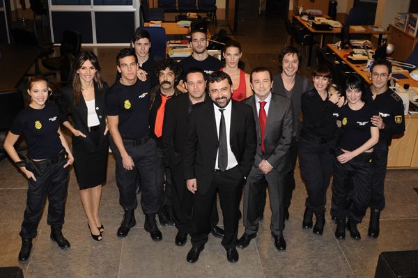 Foto Ángela Cremonte, Asier Etxeandia, Mario Casas, Benjamín Vicuña, Goya Toledo, Paco Tous, Pepón Nieto