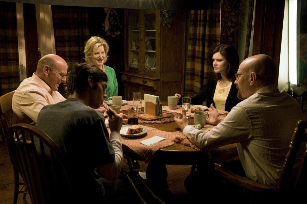 Breaking Bad : Foto Betsy Brandt, RJ Mitte, Anna Gunn, Bryan Cranston, Dean Norris