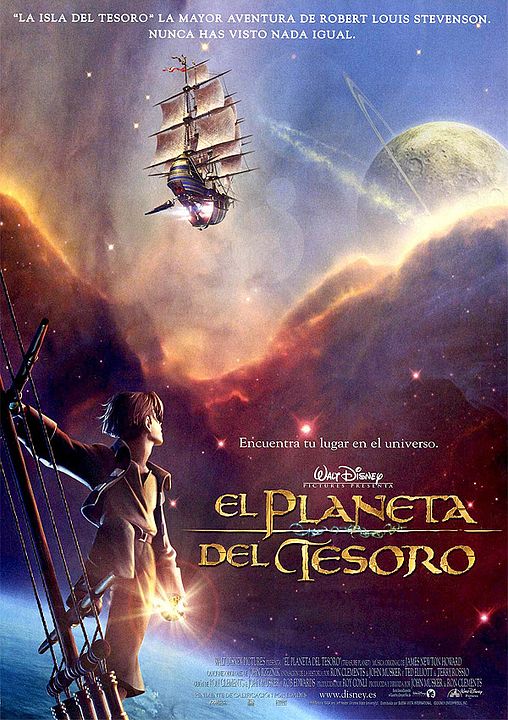 El planeta del tesoro : Póster
