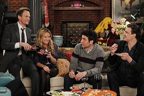 How I met your mother : Foto Neil Patrick Harris, Josh Radnor, Jason Segel, Becki Newton