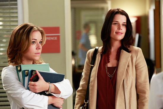Grey's Anatomy : Foto Tina Majorino, Neve Campbell