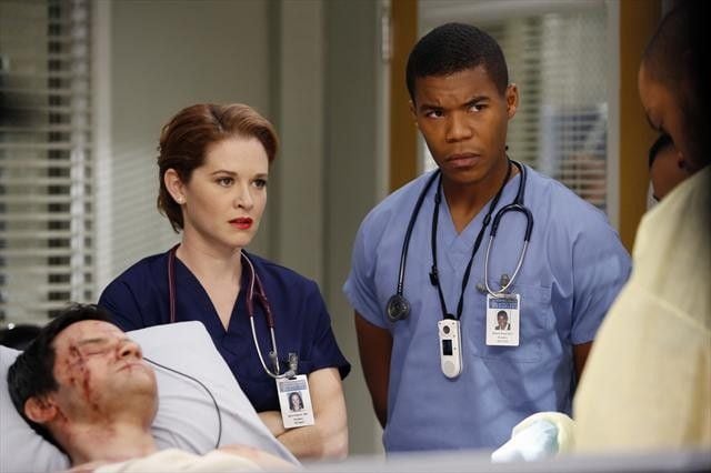 Grey's Anatomy : Foto Sarah Drew, Gaius Charles