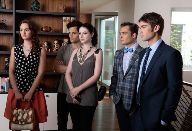Gossip Girl : Foto Chace Crawford, Penn Badgley, Leighton Meester, Ed Westwick, Michelle Trachtenberg