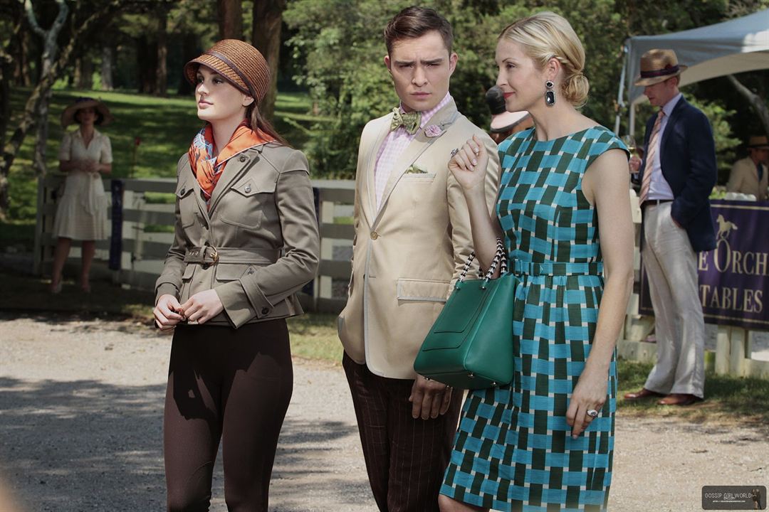 Gossip Girl : Póster Kelly Rutherford, Leighton Meester, Ed Westwick
