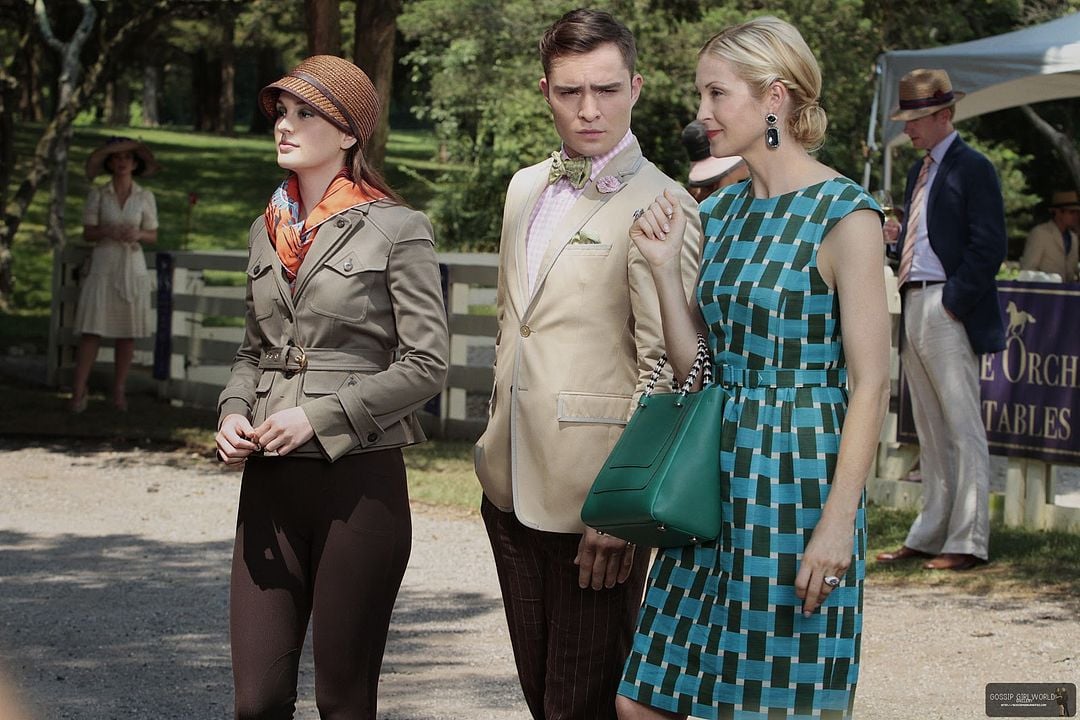 Gossip Girl : Póster Ed Westwick, Kelly Rutherford, Leighton Meester