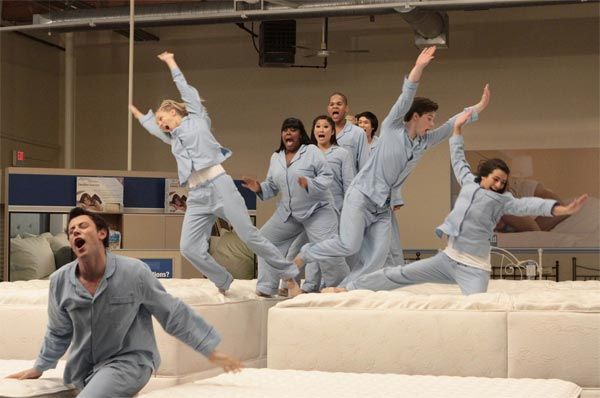 Foto Lea Michele, Cory Monteith, Chris Colfer, Amber Riley, Jenna Ushkowitz