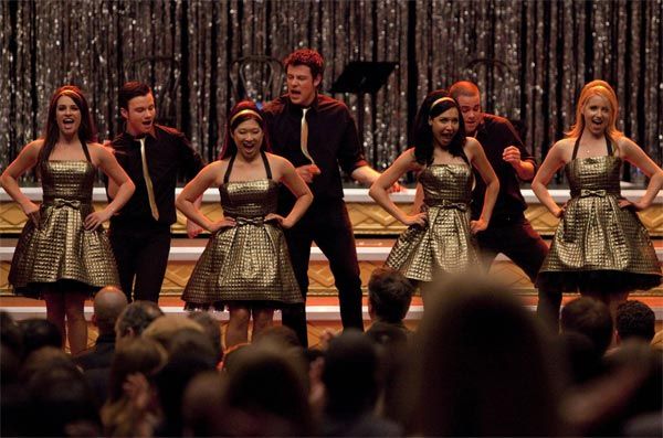 Foto Lea Michele, Cory Monteith, Dianna Agron, Chris Colfer, Mark Salling, Jenna Ushkowitz