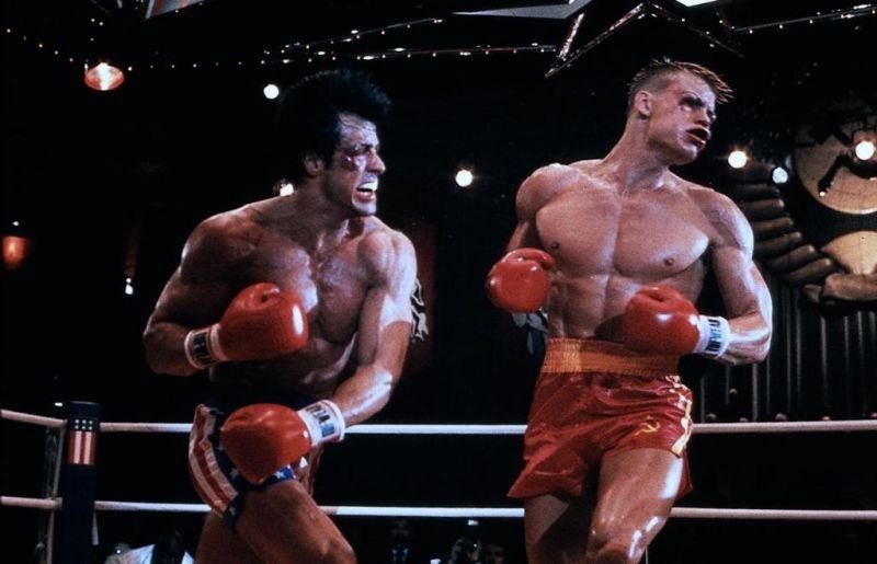 Rocky IV : Foto Dolph Lundgren, Sylvester Stallone